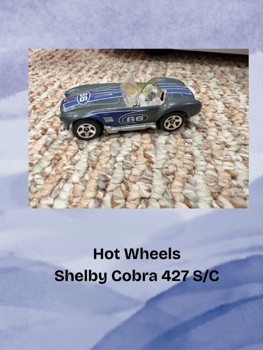Hot Wheels Shelby Cobra 427 S/C